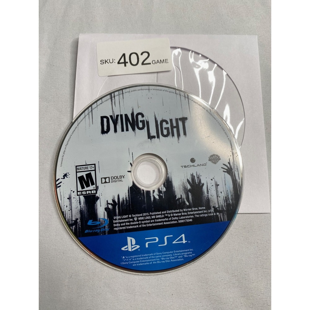 Dying Light Sony PlayStation 4 PS4 Disc Only